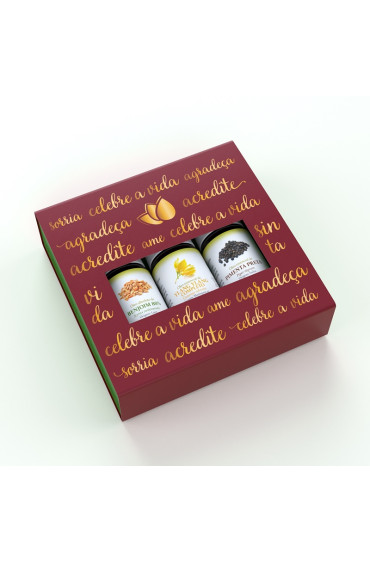 Kit Presente: Benjoim 80%, Pimenta Preta, Ylang Ylang Completo