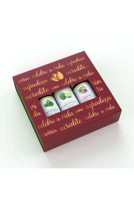 Kit Presente: Bergamota LFC, Gerânio, Manjerona