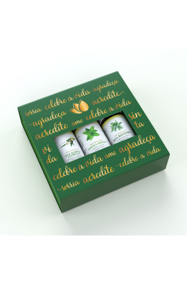 Kit presente: Erva-Baleeira, Eucalipto Globulus, Hortelã-Pimenta