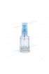 Kit Spray 10ml vidro transparente quadrado válvula azul - 5 unidades