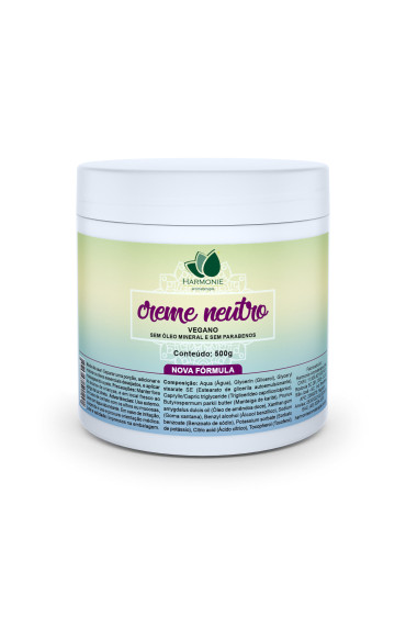 Creme Neutro Base Vegano 500g